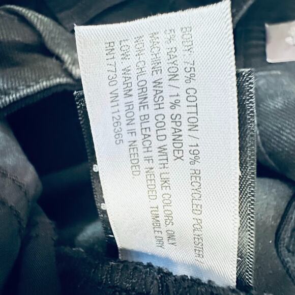 Ava & Viv Womens Jeans Plus 24 High Rise Relaxed Flared Stretch Denim Black - Picture 9 of 11